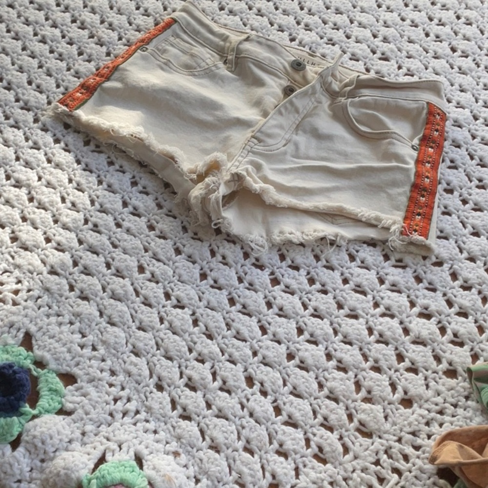 Euc bullhead denim high rise shorts